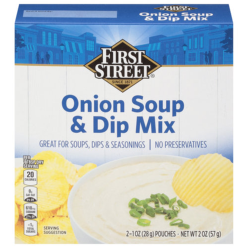 First Street Onion Soup & Dip Mix