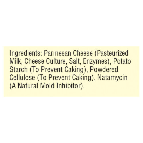 Sargento Shredded Cheese, Natural, Parmesan, Fine Cut