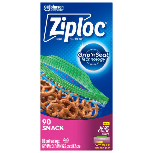 Ziploc Seal Top Bags, Snack