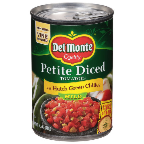Del Monte Tomatoes, Petite Diced, Mild