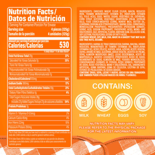 Bimbo Vanilla Mini Muffins, 4 count, 4.41 oz