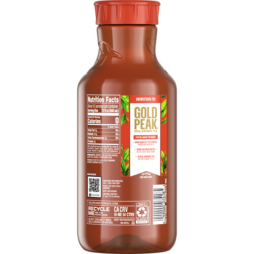 Gold Peak  Unsweetened Black Iced Tea Drink