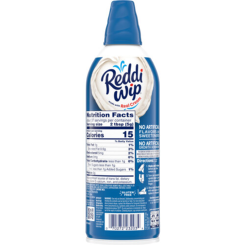 Reddi Wip Extra Creamy Dairy Whipped Topping