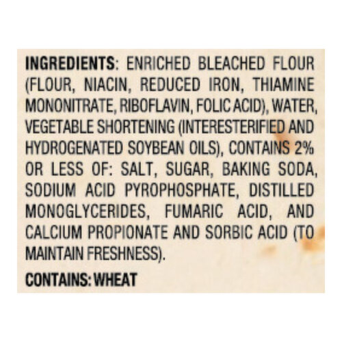 Mission Flour Street Tacos Tortillas