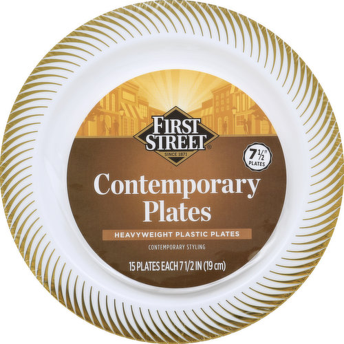 First Street Plates, Contemporary Styling