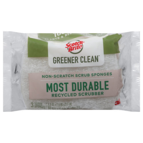 Scotch-Brite Scrub Sponges, Non-Scratch