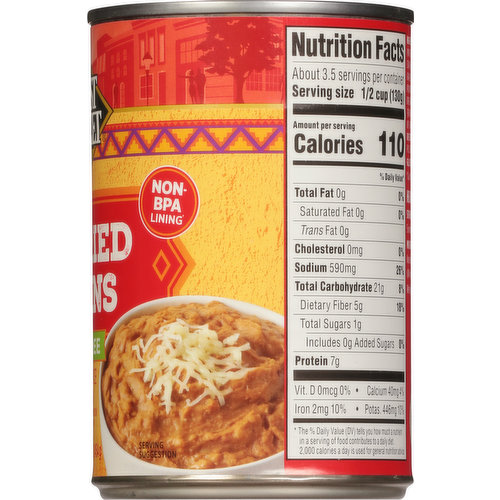 First Street Refried Beans, Fat Free