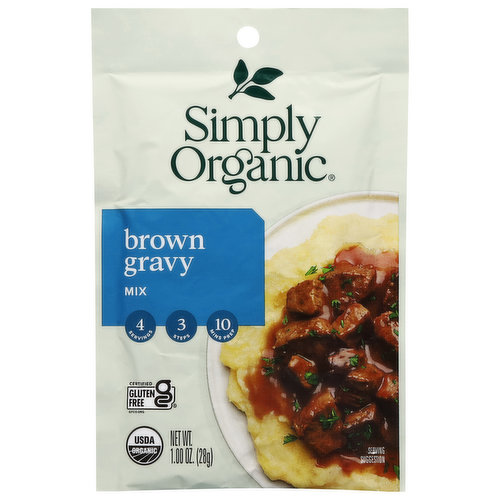 Simply Organic Gravy Mix, Brown