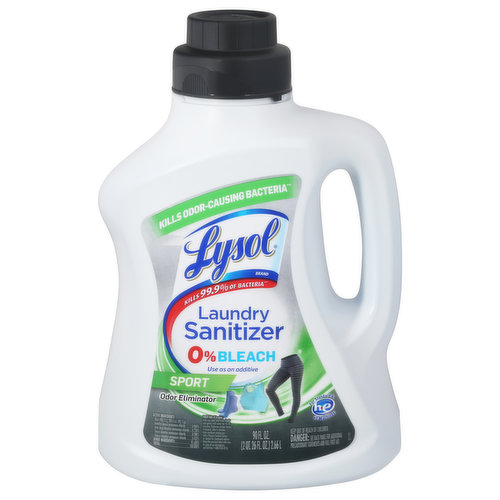 Lysol Laundry Sanitizer, 0% Bleach, Odor Eliminator, Sport