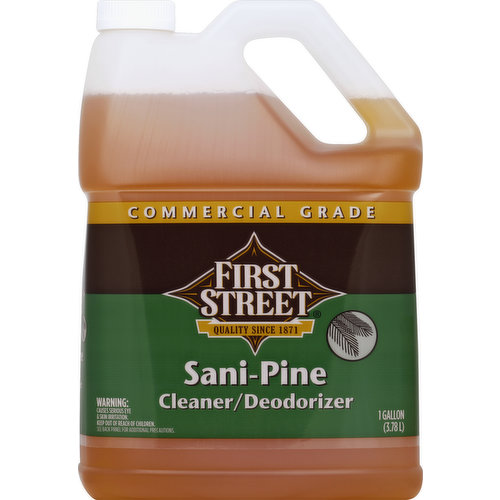First Street Cleaner/Deodorizer, Sani-Pine