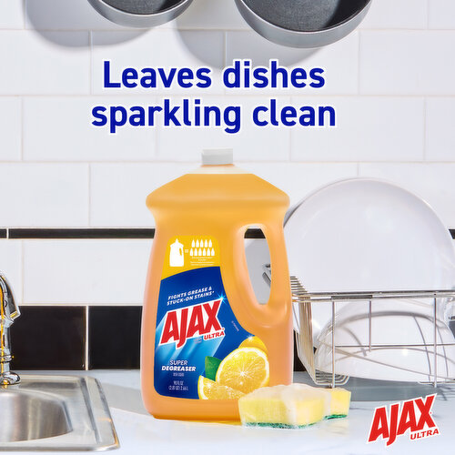 Ajax Super Degreaser Liquid Dish Soap