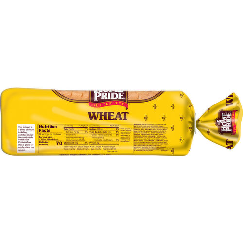 Home Pride Bread wheat, Enriched,  Butter Top