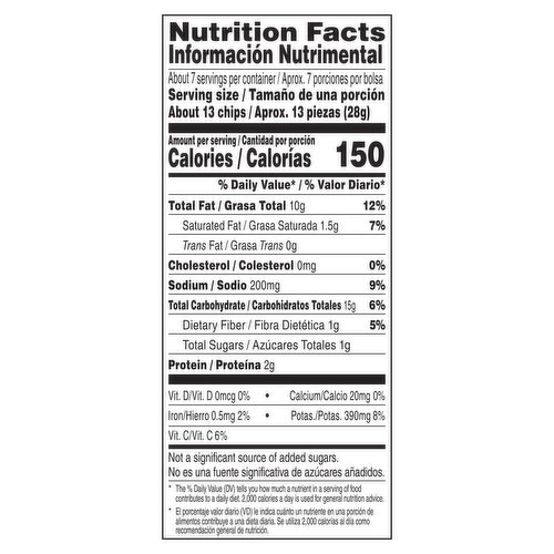 Ruffles Potato Chips, Queso Cheese