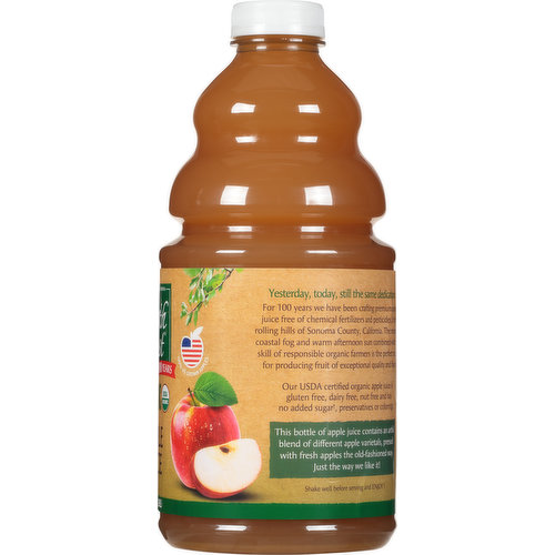 North Coast Juice, Organic, Apple