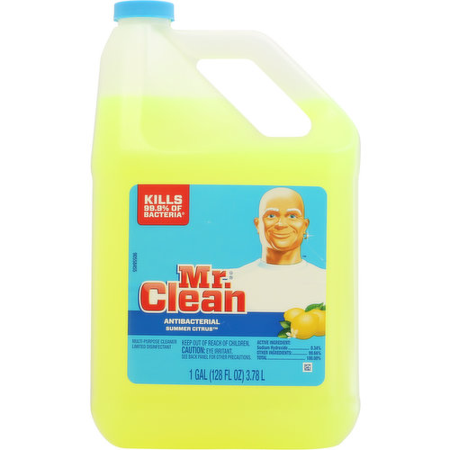 Mr. Clean Multi-Purpose Cleaner, Antibacterial, Summer Citrus