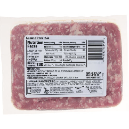 First Street 92%/8% Ground Pork