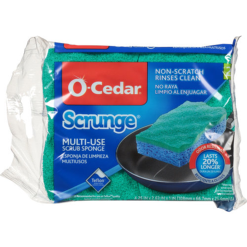 O-Cedar Scrub Sponge, Multi-Use
