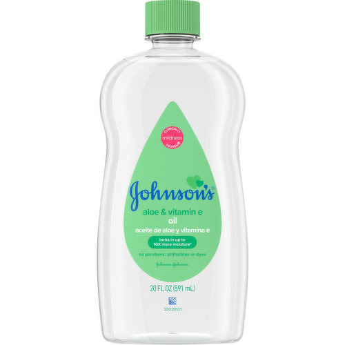 Johnsons Baby Oil, Aloe & Vitamin E