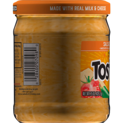 Tostitos Dip, Salsa Con Queso, Medium
