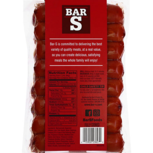 Bar S Sausage, Hot Links, Family Pack - Smart & Final