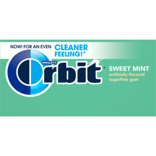 Orbit Gums, Sugar Free, Sweet Mint