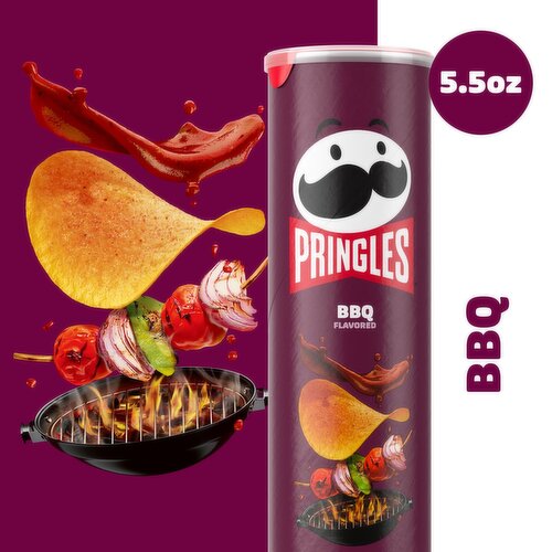 Pringles Potato Crisps Chips, BBQ