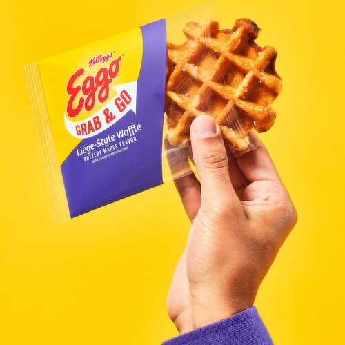 Eggo Frozen Grab & Go Waffles, Buttery Maple