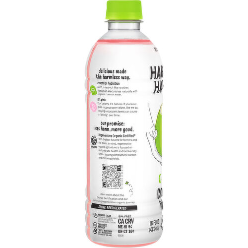 Harmless Harvest No Added Sugar Organic Coconut Water