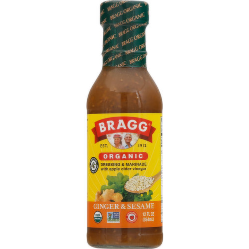 Bragg Dressing & Marinade, Organic, Ginger & Sesame