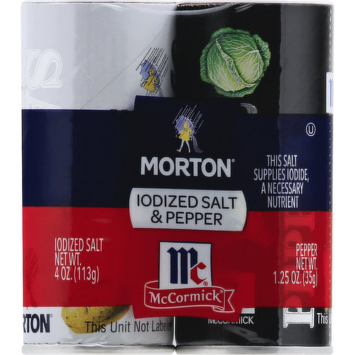 Morton Iodized Salt & Pepper