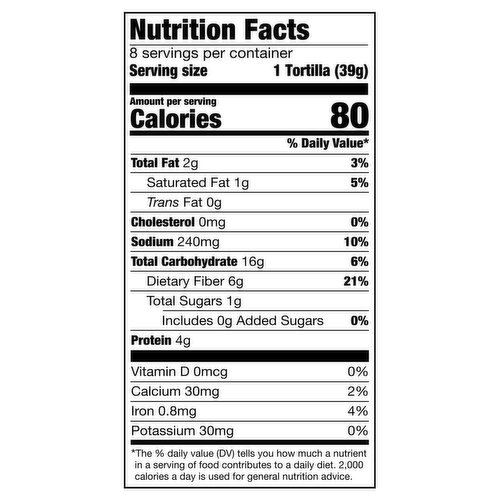 La Tortilla Factory Light Flour Taco Tortillas