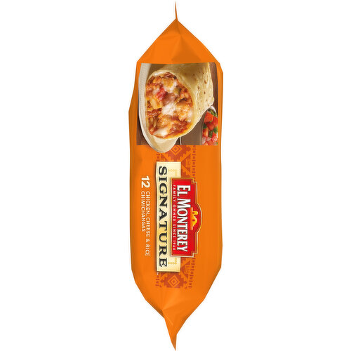 El Monterey Chimichangas, Chicken, Cheese & Rice