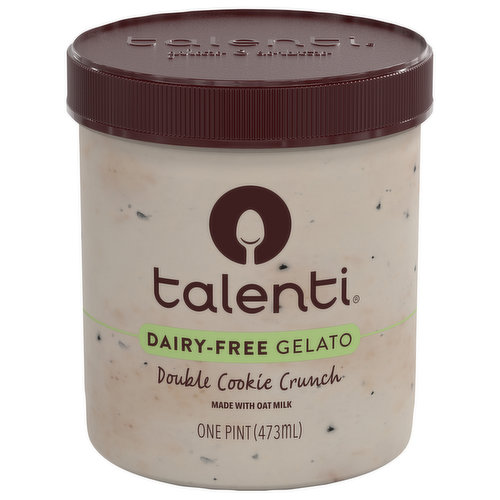Talenti Gelato, Dairy-Free, Double Cookie Crunch
