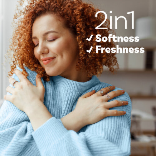 Downy Soft, 2 in 1 Soft and Fresh Liquid Fabric Softener, Cool Cotton, 136 Loads