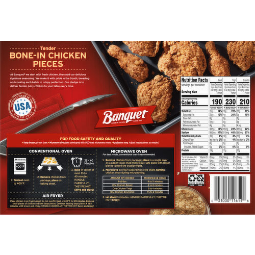Banquet Fried Chicken, Original Crispy