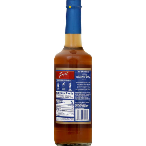 Torani Syrup, Sugar Free