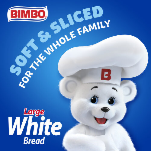 Bimbo Plain Bread, 24 oz