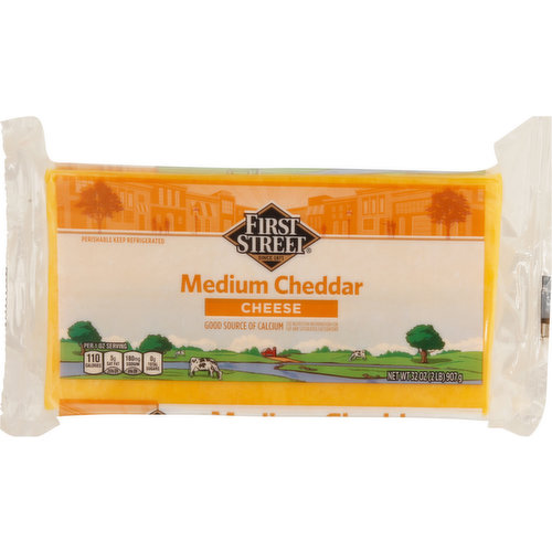 First Street Cheese, Medium Cheddar