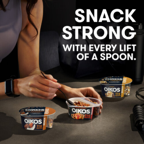 Oikos Remix S'mores Vanilla High Protein Nonfat Greek Yogurt  With Mix-Ins