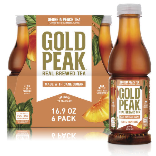 Gold Peak  Peach Flavored Iced Tea Drink