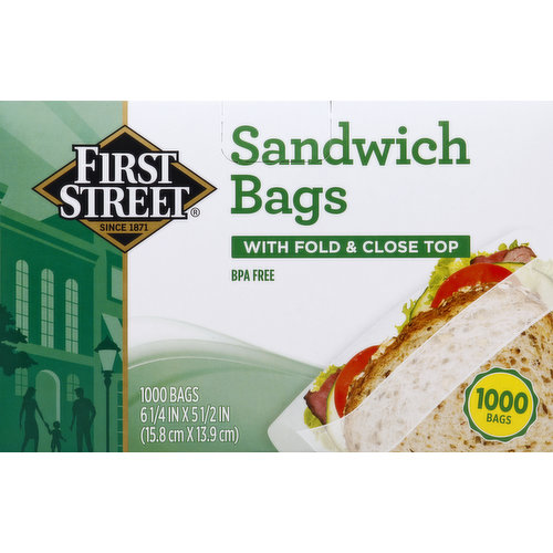 First Street Sandwich Bags