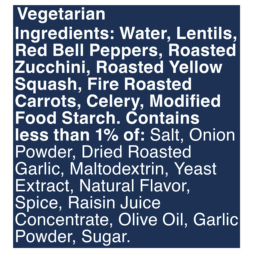 Progresso Soup, Lentil with Roasted Vegetables, Vegetable Classics