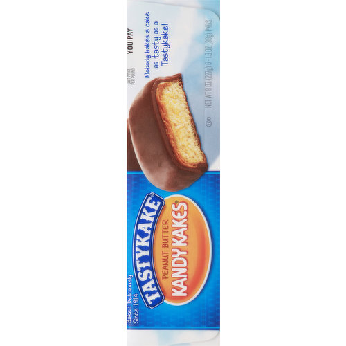 Tastykake Kandy Kakes, Peanut Butter, Family 12 Pack