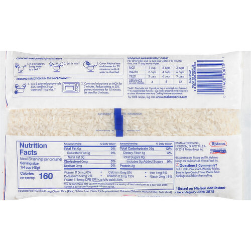 Mahatma Enriched Extra Long Rice