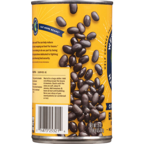 Westbrae Natural Black Beans, Organic, No Salt Added
