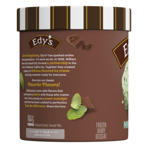Dreyer's Frozen Dairy Dessert, Mint Chip