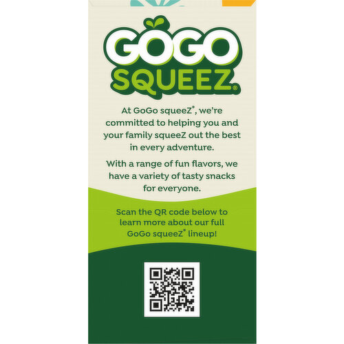 GoGo Squeez Apple Pear Carrot/Apple Carrot Mixed Berry Fruit & Veggie