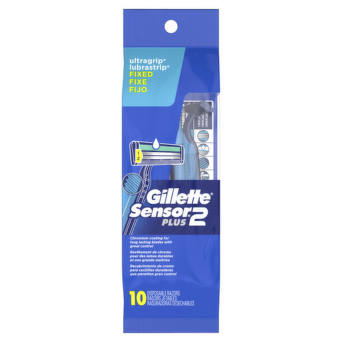 Gillette Sensor2 Plus Men's Disposable Razors