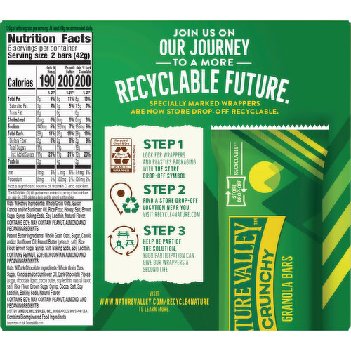 Nature Valley Crunchy Oats 'N Honey/Peanut Butter/Oat 'N Dark Chocolate Granola Bars Variety Pack