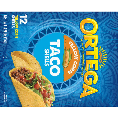 Ortega Taco Shells, Yellow Corn